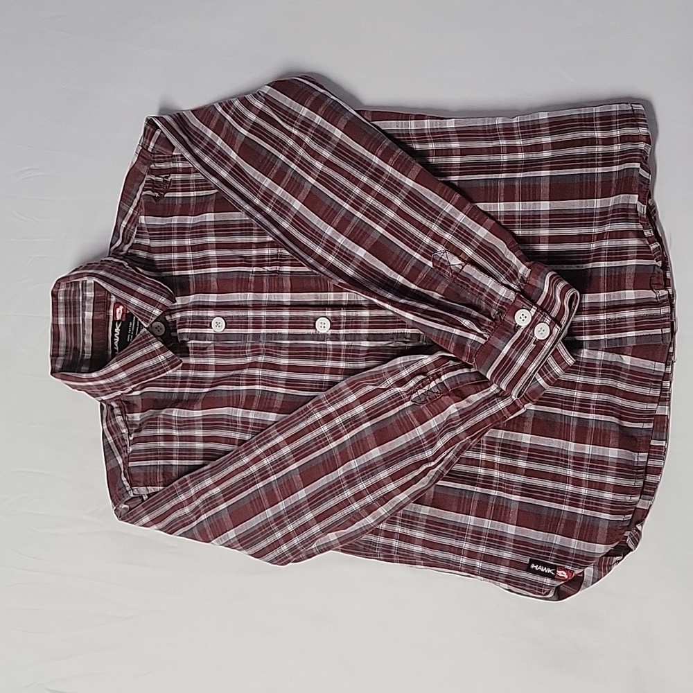 Boys Large Tony Hawk Front Button Long-Sleeve Shirt